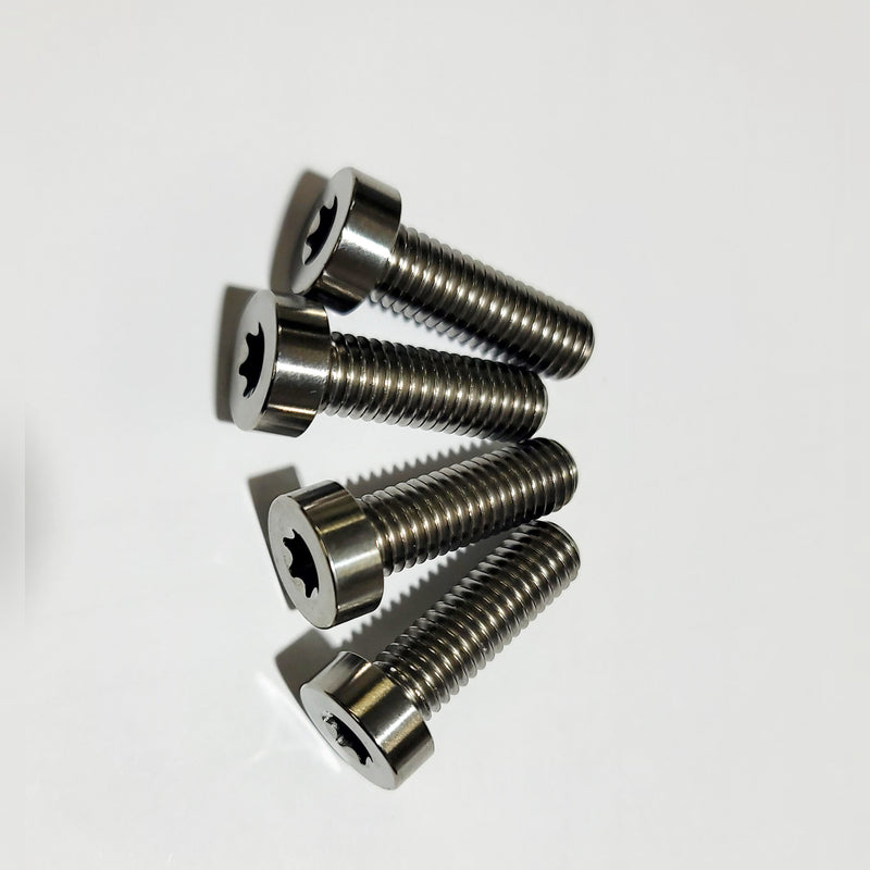 Titanium Replacement Handlebar Bolts (Torx, Low-Profile, M8)