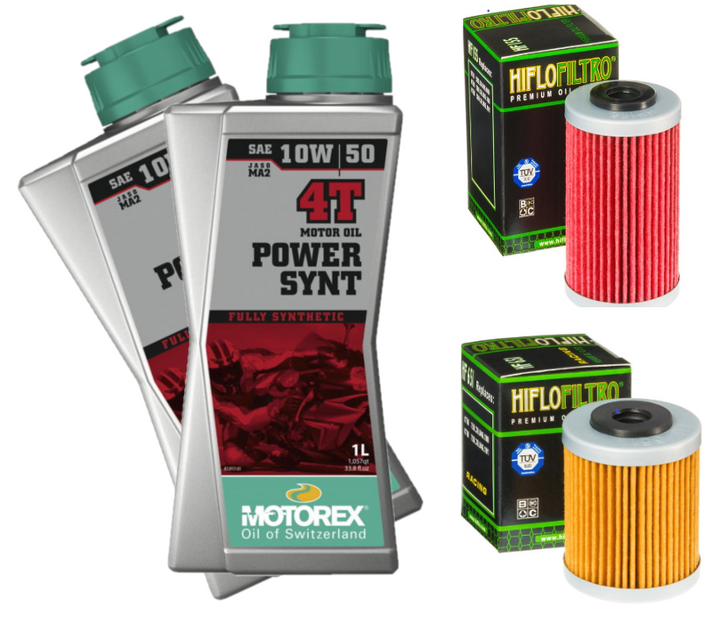 Motorex Power Synthetic Oil Change Kit for 2012+ KTM 690  / Husqvarna 701