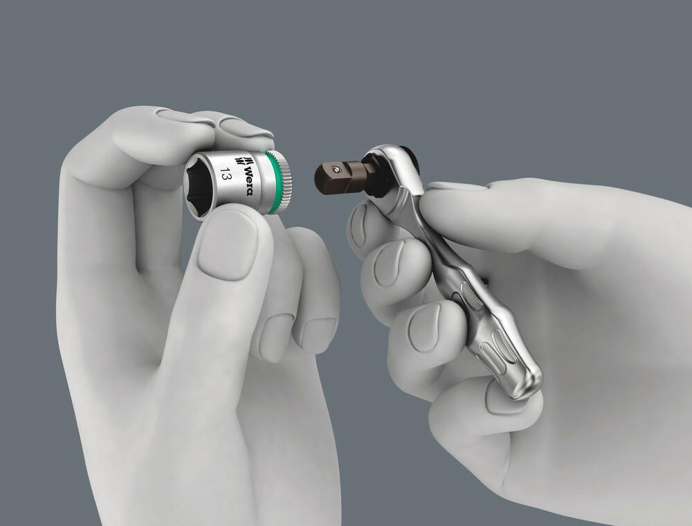 Wera Tools - Kraftform Kompakt Zyklop Mini 2 Zyklop Mini Ratchet Set 2