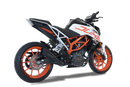 HPCorse - Hydroform Black Muffler for KTM Duke 390 - 2017 to 2020