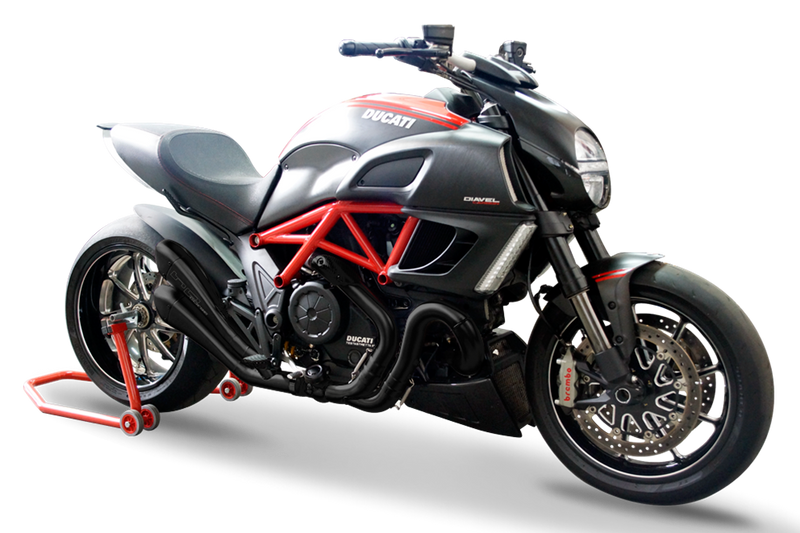 HPCorse - Hydroform muffler for Ducati Diavel, 2011 - 2016