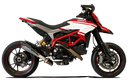 HPCorse - Evoxtreme 310mm muffler for Ducati Hypermotard 821 with Slip on Link-pipe low position