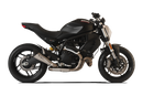 HPCorse - Ecoxtreme 260mm muffler for Ducati Monster 797 (refer to photo - "@" curved link arm)