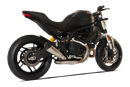 HPCorse - Ecoxtreme 260mm muffler for Ducati Monster 797 (refer to photo - "@" curved link arm)