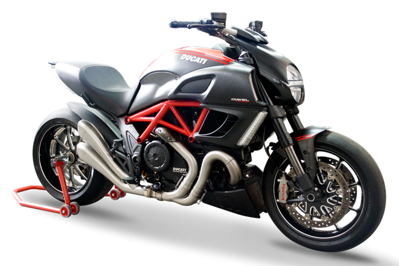 HPCorse - Hydroform muffler for Ducati Diavel, 2011 - 2016
