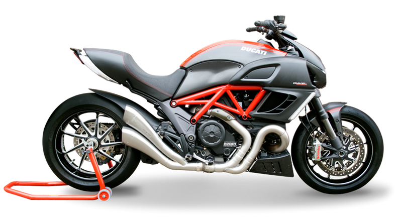 HPCorse - Hydroform muffler for Ducati Diavel, 2011 - 2016