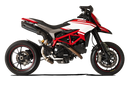 HPCorse - Evoxtreme 310mm muffler for Ducati Hypermotard 821 with Slip on Link-pipe high position
