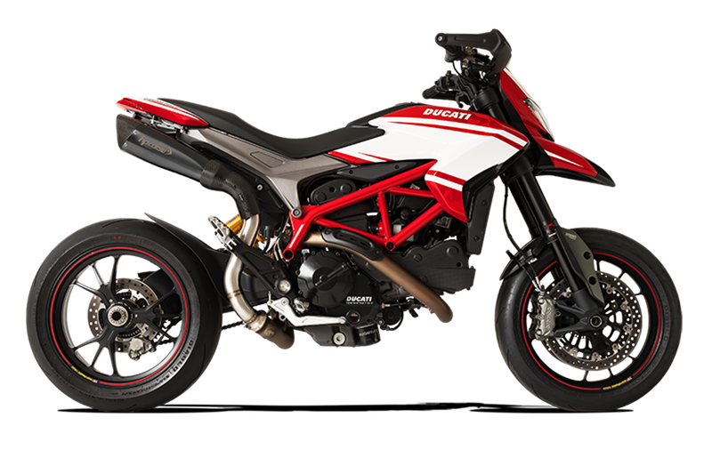 HPCorse - Evoxtreme 310mm muffler for Ducati Hypermotard 821 with Slip on Link-pipe high position
