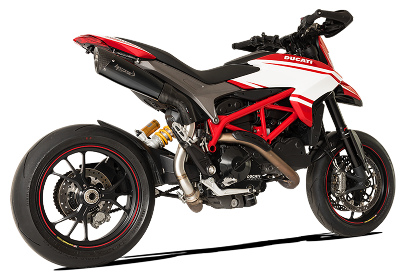HPCorse - Evoxtreme 310mm muffler for Ducati Hypermotard 821 with Slip on Link-pipe high position