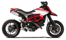 HPCorse - Evoxtreme 310mm muffler for Ducati Hypermotard 821 with Slip on Link-pipe high position