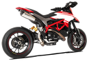 HPCorse - Evoxtreme 310mm muffler for Ducati Hypermotard 821 with Slip on Link-pipe high position