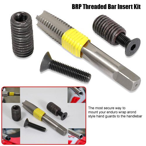 BRP - Threaded Bar-End Insert Kit for Aluminum Bars
