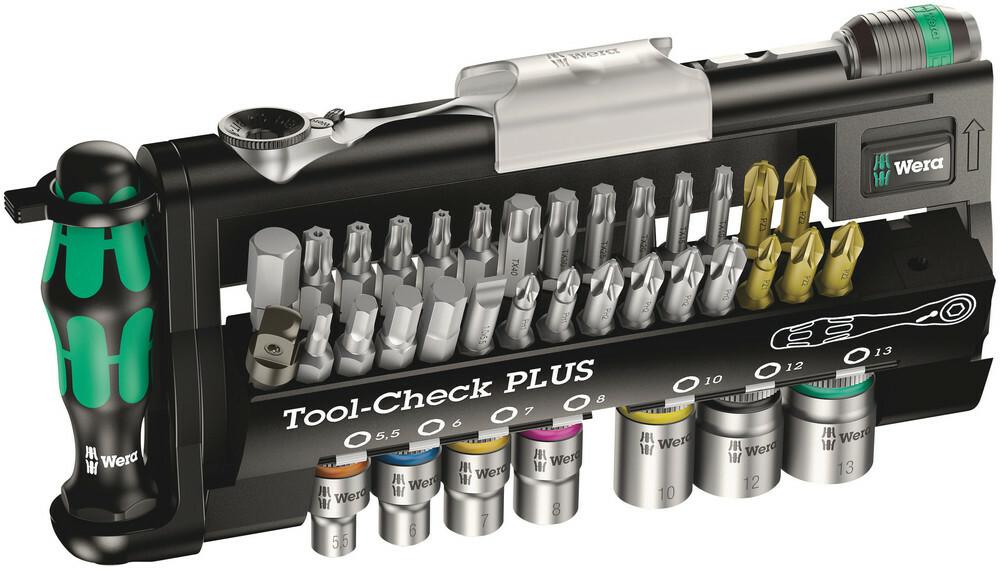 Wera Tools - Tool-Check Plus Bits Assortment With Ratchet + Sockets -